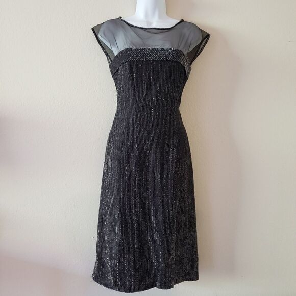 VINTAGE Cocktail Elegant Dress - Picture 3 of 17